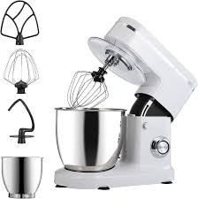 Batidora de Pie 1200W con Cabezal Inclinable y 8 Velocidades